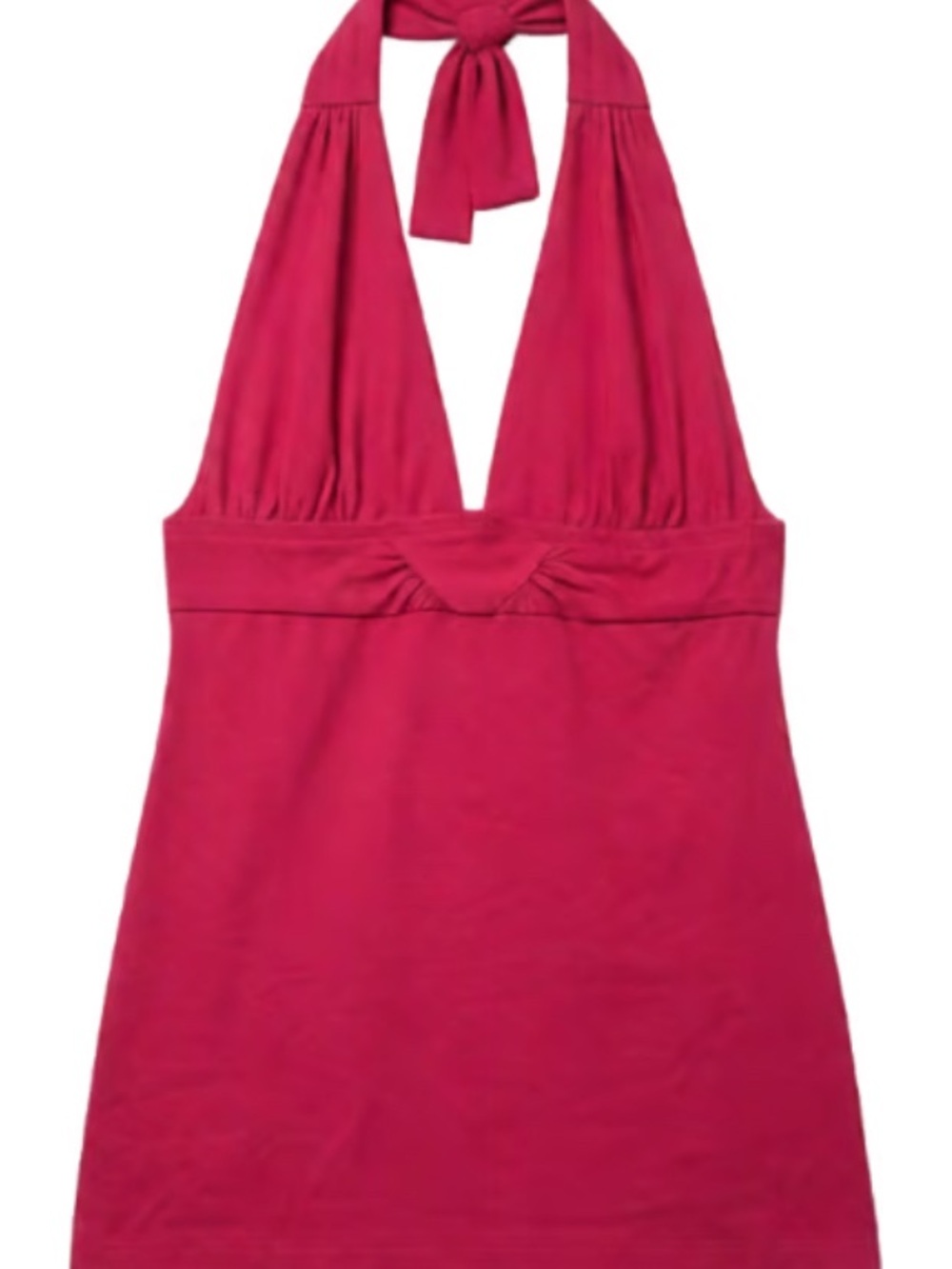 Bisou Bisou Fuchsia Halter Mini Top